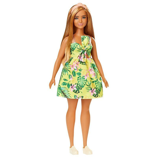 Barbie Fashionistas Curvy Floral Doll FXL59