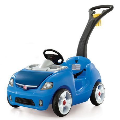 Step2 Whisper Ride II Kids Blue Ride On Push Car 823000