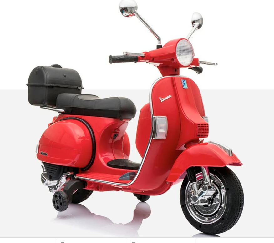 Vespa Motorbike Red PX150