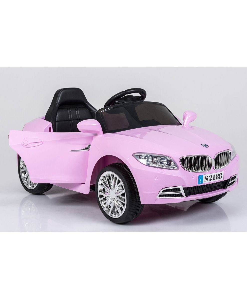 Megastar Ride On BMW Car With Remote Pink 2188