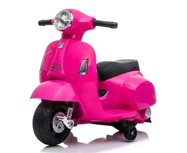 Ride On Vespa Motorcycle For Kids, Pink 6V