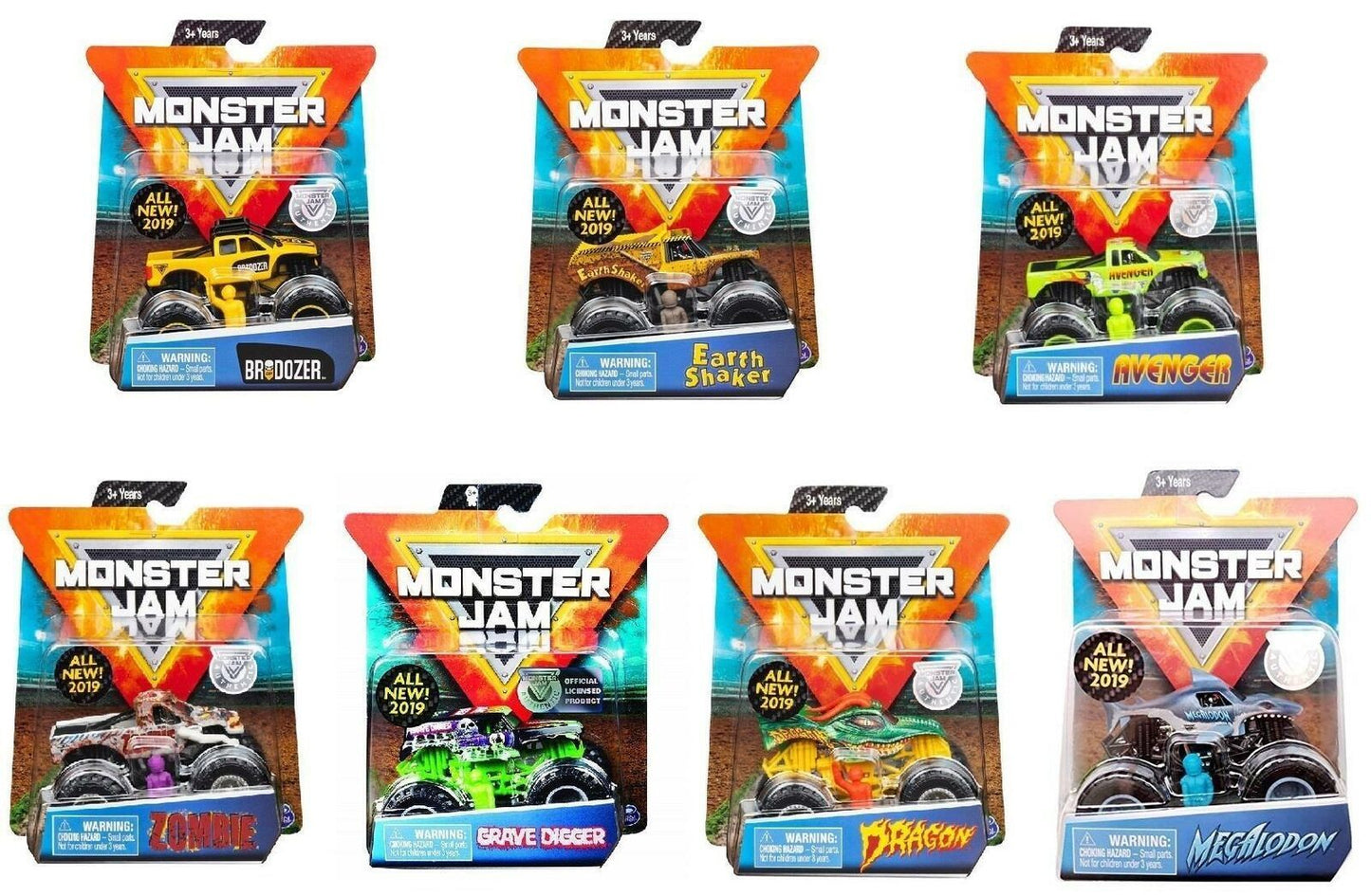 Monster Jam 1-64 Single Pack Assorted 6044941