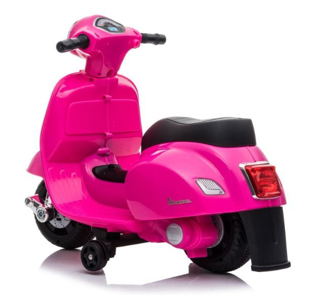 Ride On Vespa Motorcycle For Kids, Pink 6V