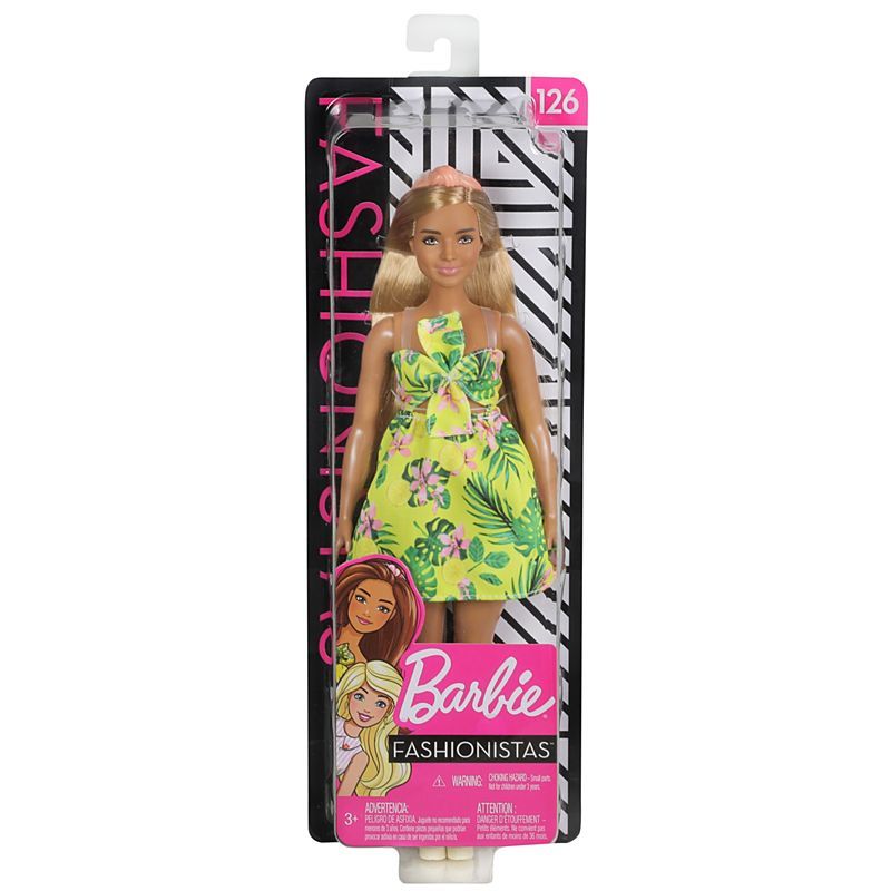 Barbie Fashionistas Curvy Floral Doll FXL59