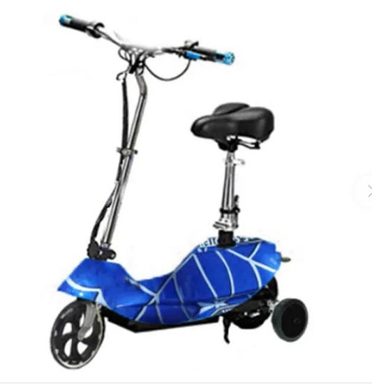 Electric Scooter with Seat Blue BD007