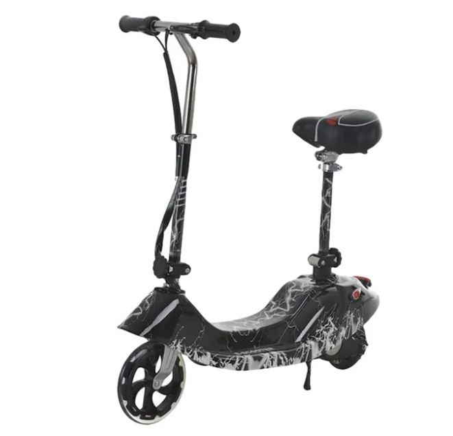 Electric Scooter With Seat Black BD007