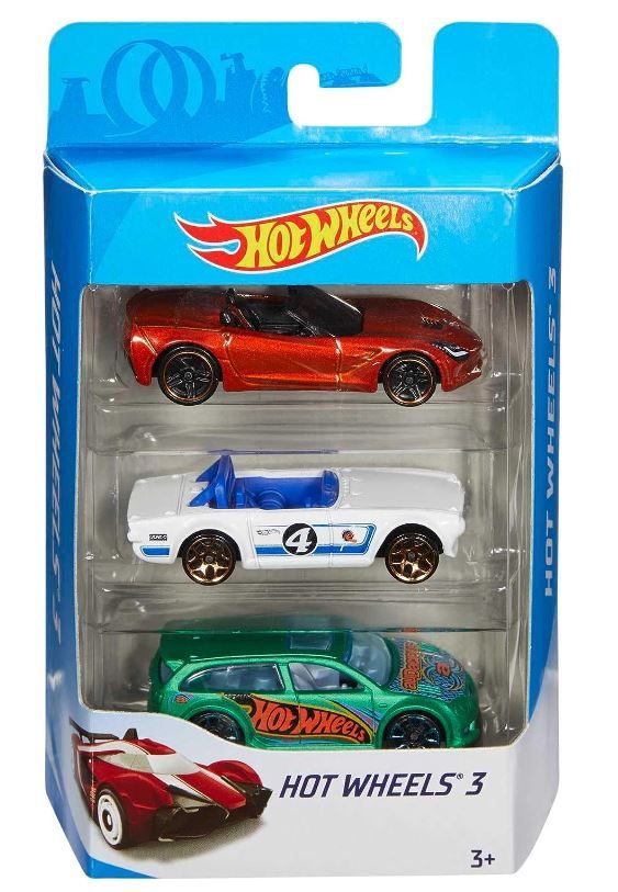 Hot Wheels 3 Die-Cast Gift Pack Assorted K5904