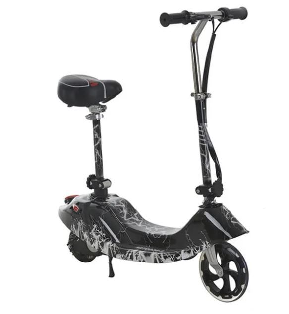 Electric Scooter With Seat Black BD007