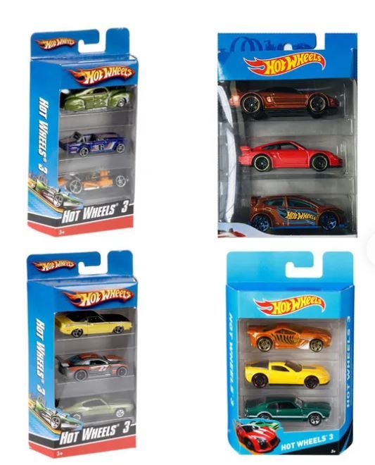 Hot Wheels 3 Die-Cast Gift Pack Assorted K5904