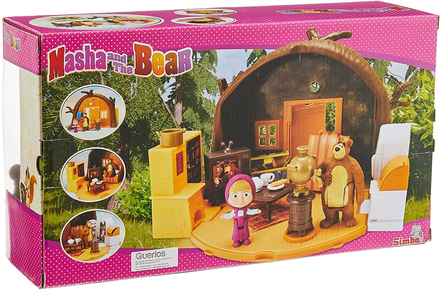 Masha and The Bear Winter Bears House Playset 109301023