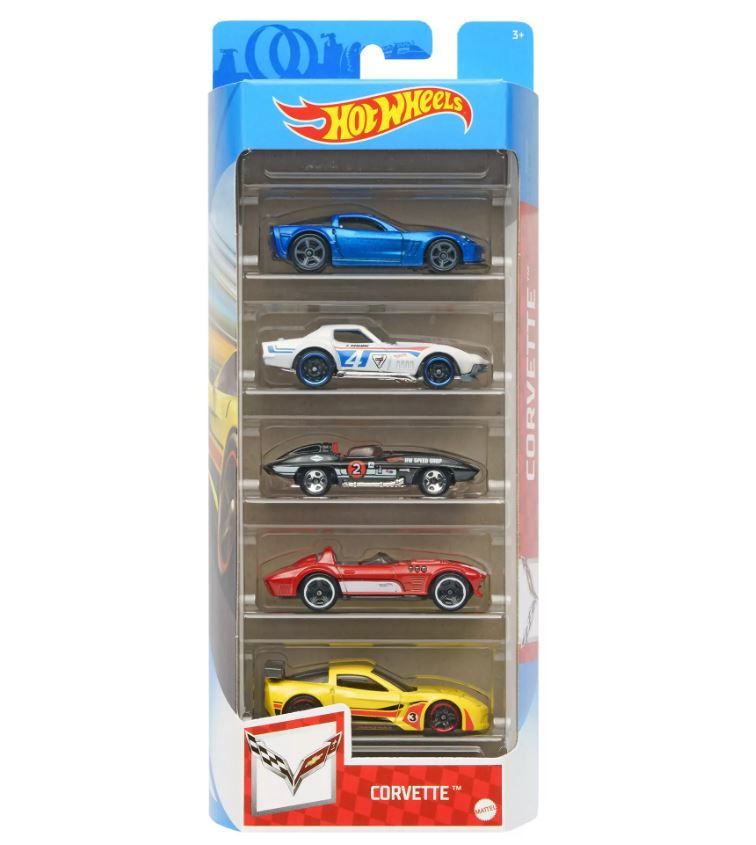 Hot Wheels 5-Car Collector Die Cast Gift Pack Assorted