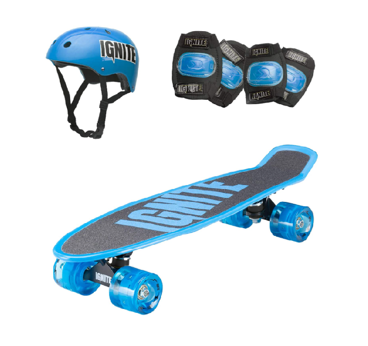 Ignite Tyro Skateboard Combo Pack Blue IGN-COM-TYR-BLU