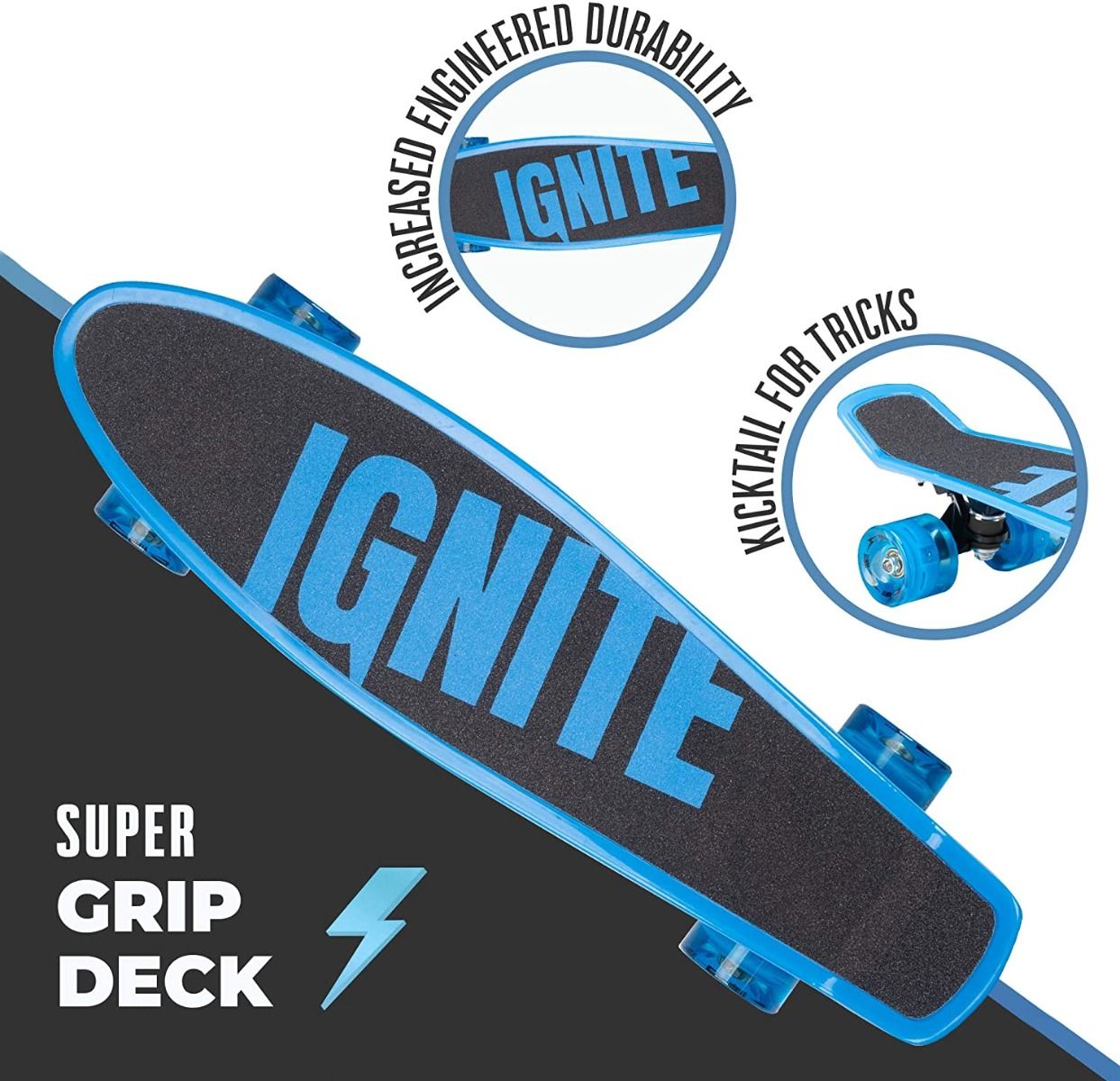 Ignite Tyro Skateboard Combo Pack Blue IGN-COM-TYR-BLU