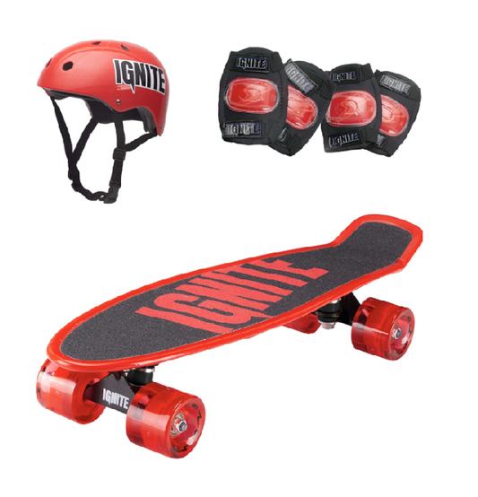 Ignite Tyro Skateboard Combo Pack Red IGN-COM-TYR-RED