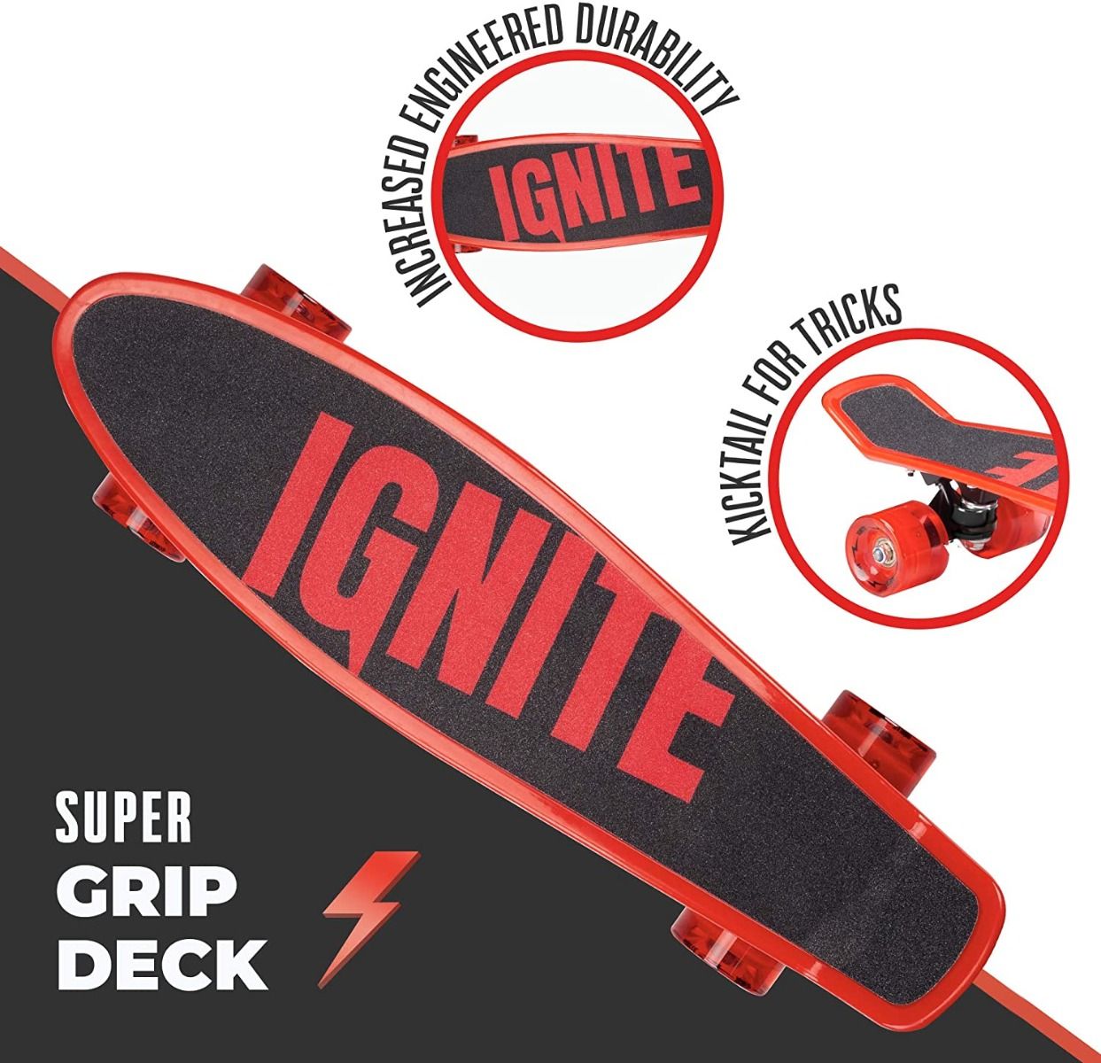 Ignite Tyro Skateboard Combo Pack Red IGN-COM-TYR-RED