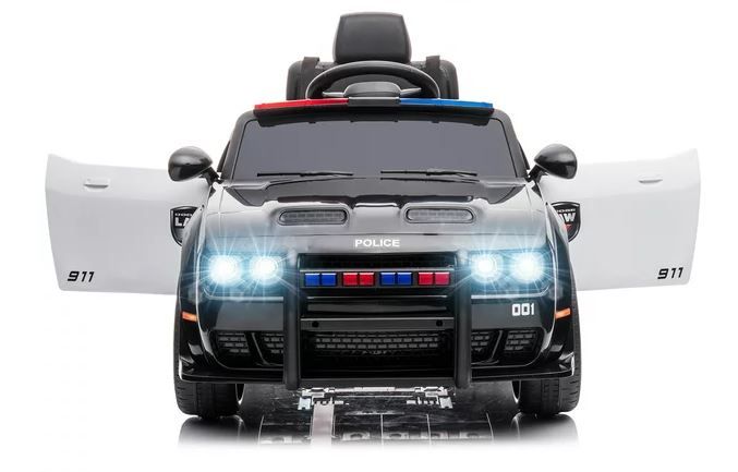 Ride On Dodge Challenger SRT Police Car 12V/2M Black