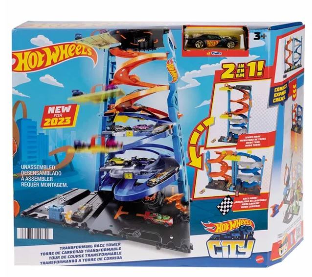 Hot Wheels City Transforming Race Tower