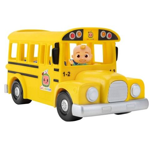 Cocomelon Musical Yellow School Bus With JJ Figure