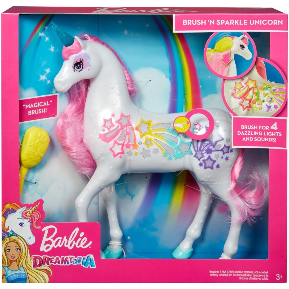 Barbie Dreamtopia Brush N Sparkle Unicorn GFH60