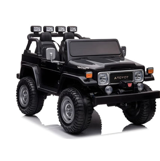 Toyota Land Cruiser Electric Ride On Car 24V/M4 Black