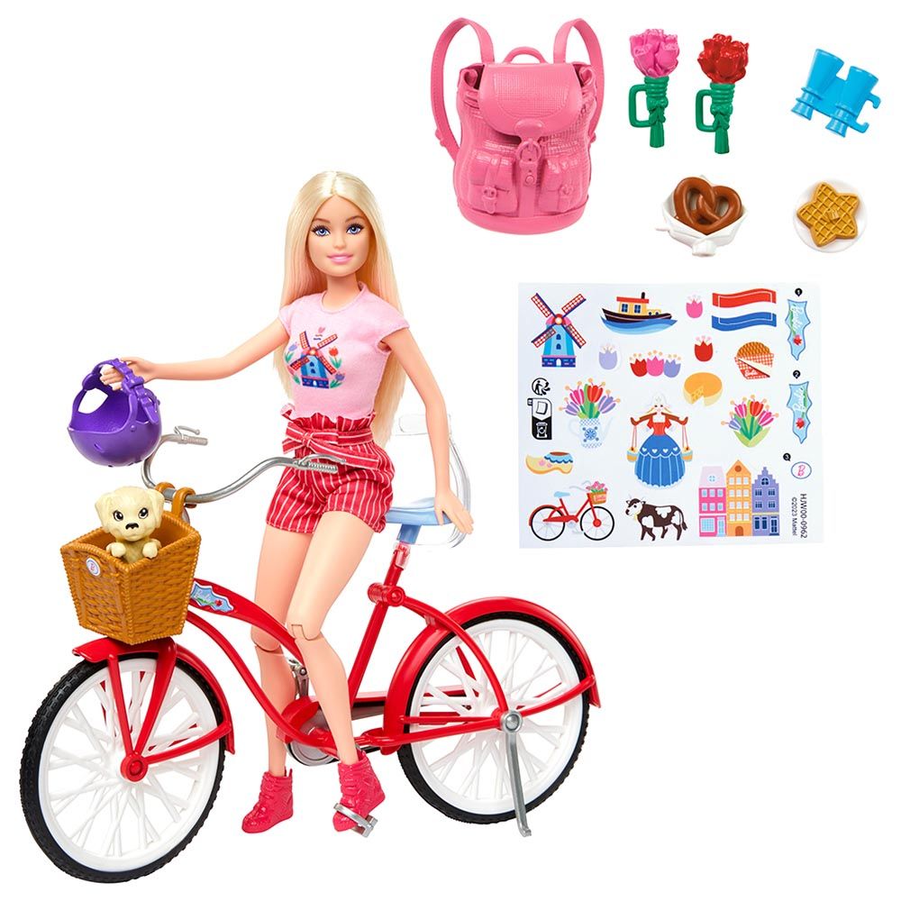 Barbie Bicycle With Doll