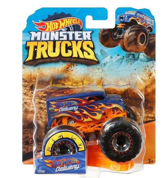 Hot Wheels Monster Truck Basic Pack Of 1 (1:64, Styles May Vary)