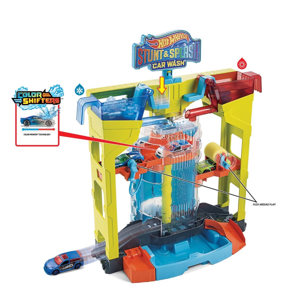 Hot Wheels City Car Wash Playset