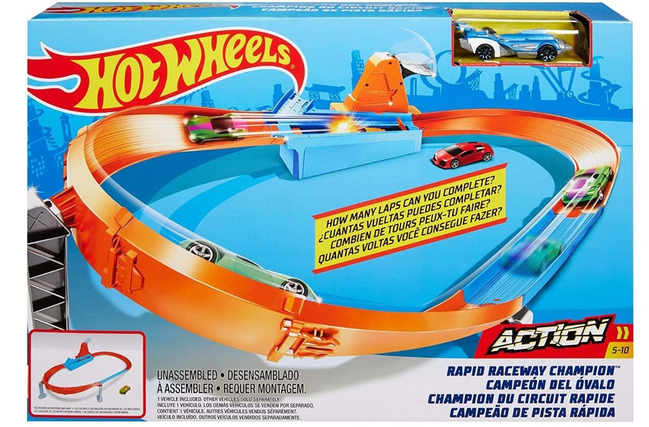 Hot Wheels Rapid Raceway Champion Playset GBF81/GJM75