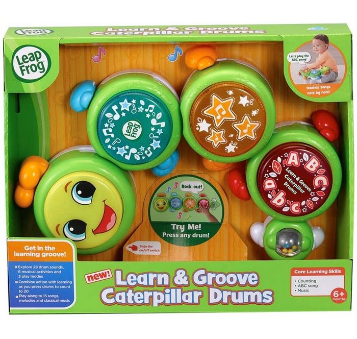 LeapFrog Learn & Groove Caterpillar Drums 80-610203