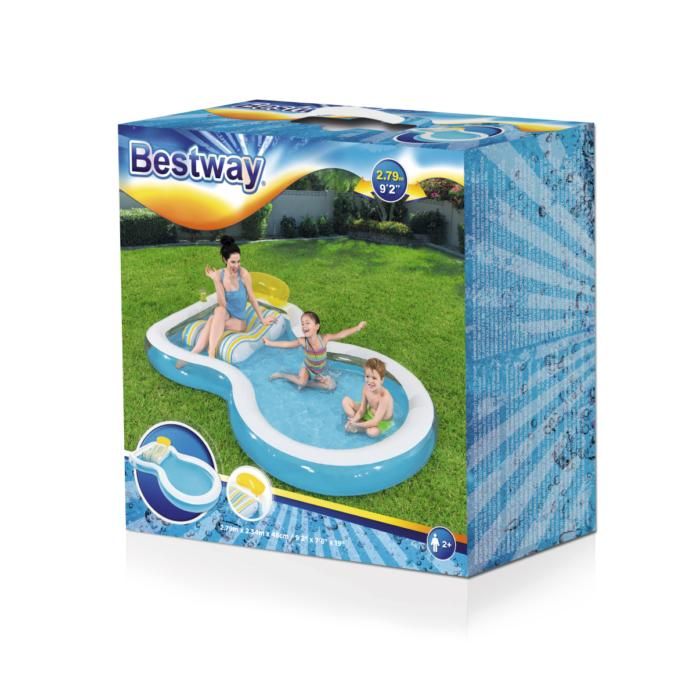 Bestway 2.79m x 2.34m x 48cm Staycation Pool 54168