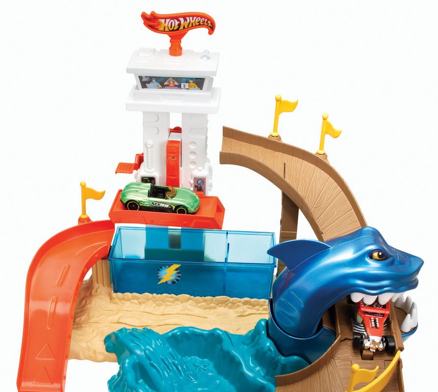 Hot Wheels City Colour Shifters Sharkport Showdown Playset BGK04