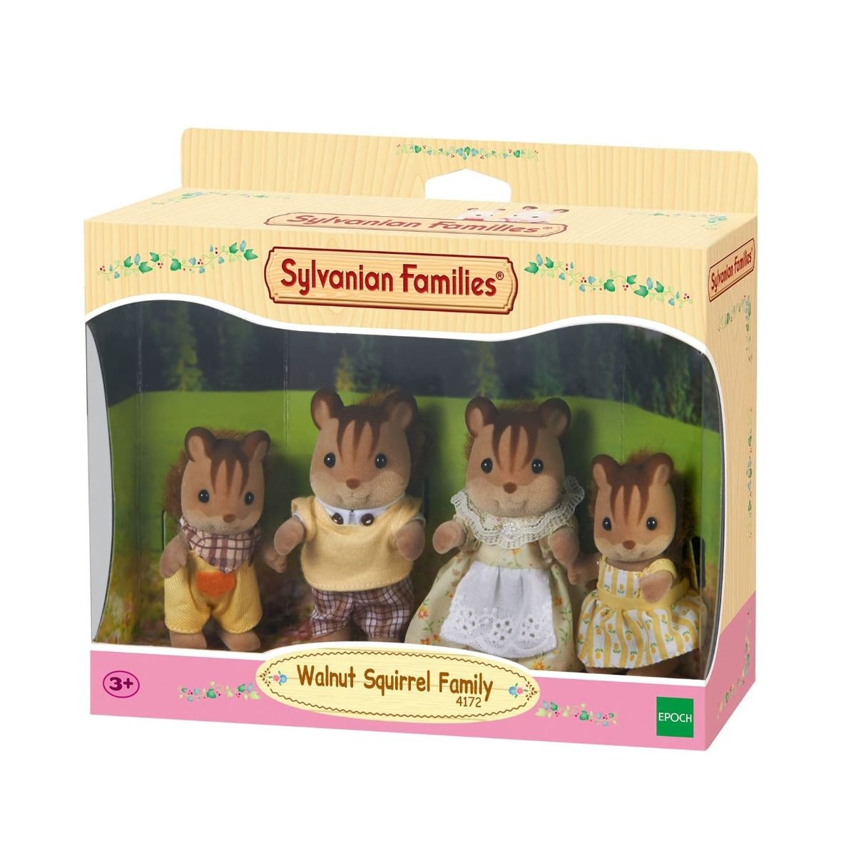 Sylvanian Families Walnut Squirrel Family 4172