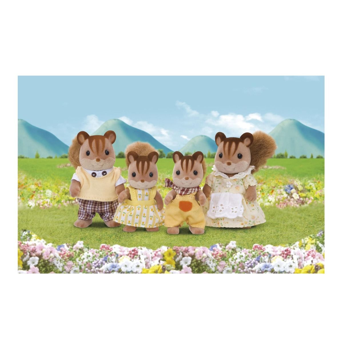 Sylvanian Families Walnut Squirrel Family 4172