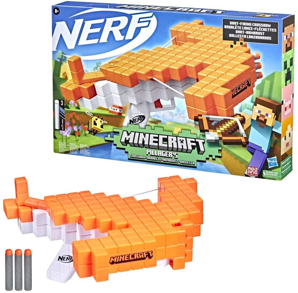 Nerf Minecraft Pillagers Crossbow F4415