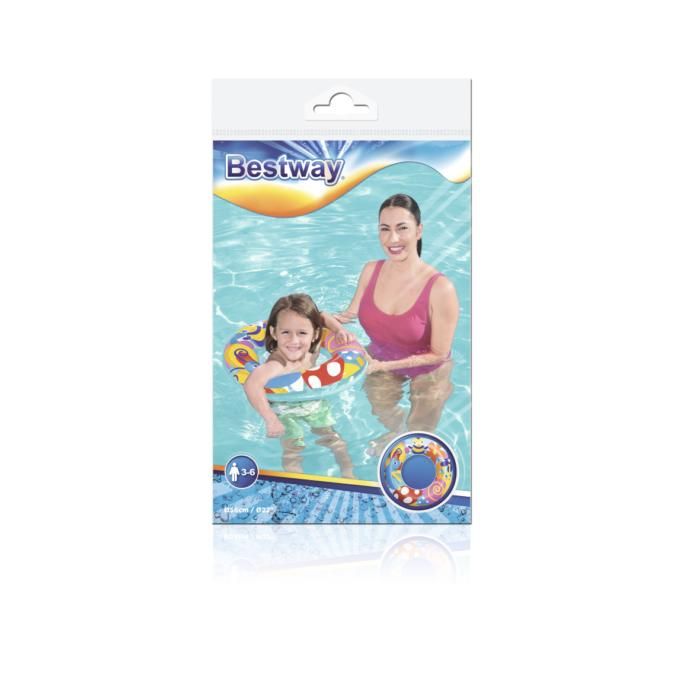 Bestway 56cm Designer Swim Ring - 36013