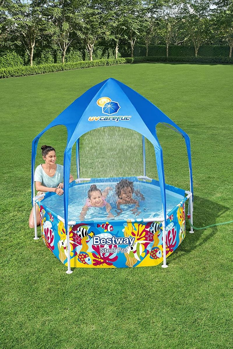 Bestway Steel Pro UV Careful Splash-In-Shade Play Pool 1.83mx51cm 5618T