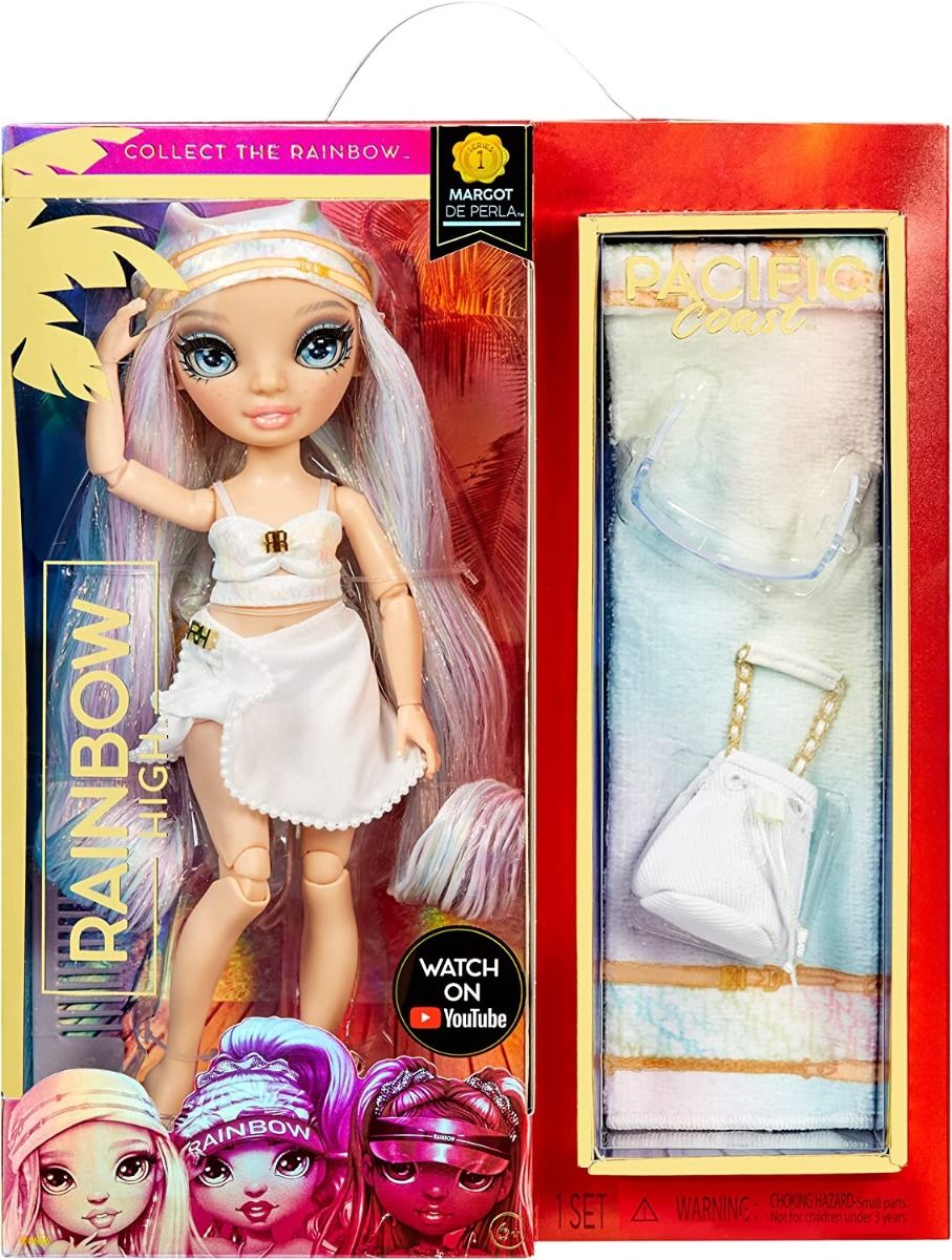 Rainbow High Pacific Coast Fashion Doll - Margot De Perla Opal MGA-578406