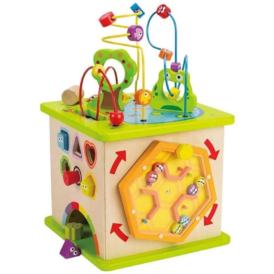 Hape Country Critters Wooden Activity Play Cube