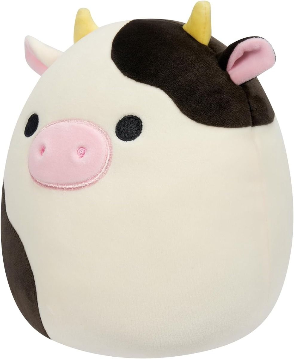 Squishmallow Connor Black And White Cow 7.5inches SQCR05373