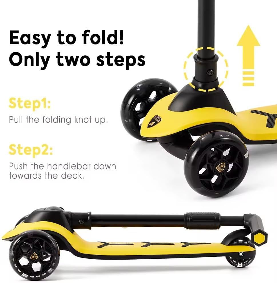 Lamborghini Scooter With Seat Yellow LEB-LB2005-S-YL