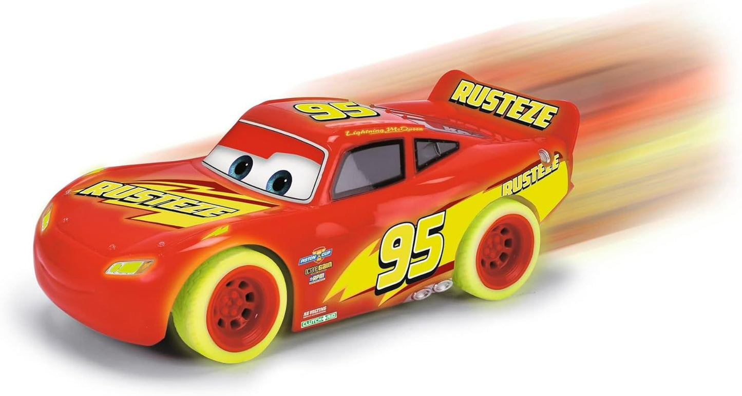 Jada Disney Cars RC Glow Racers Lightning Mcqueen 1:24 203084035