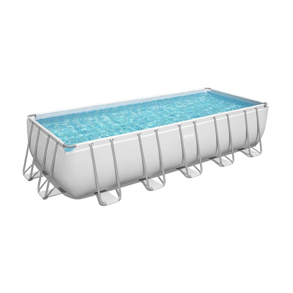 Bestway Power Steel Rectangular Above Ground Pool 640 X 274 X 132cm 5612B