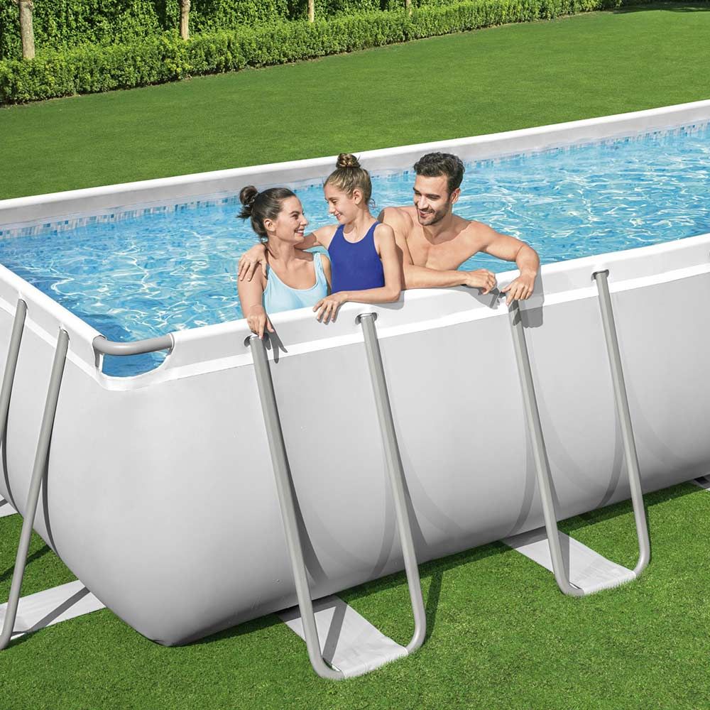 Bestway Power Steel Rectangular Above Ground Pool 640 X 274 X 132cm 5612B