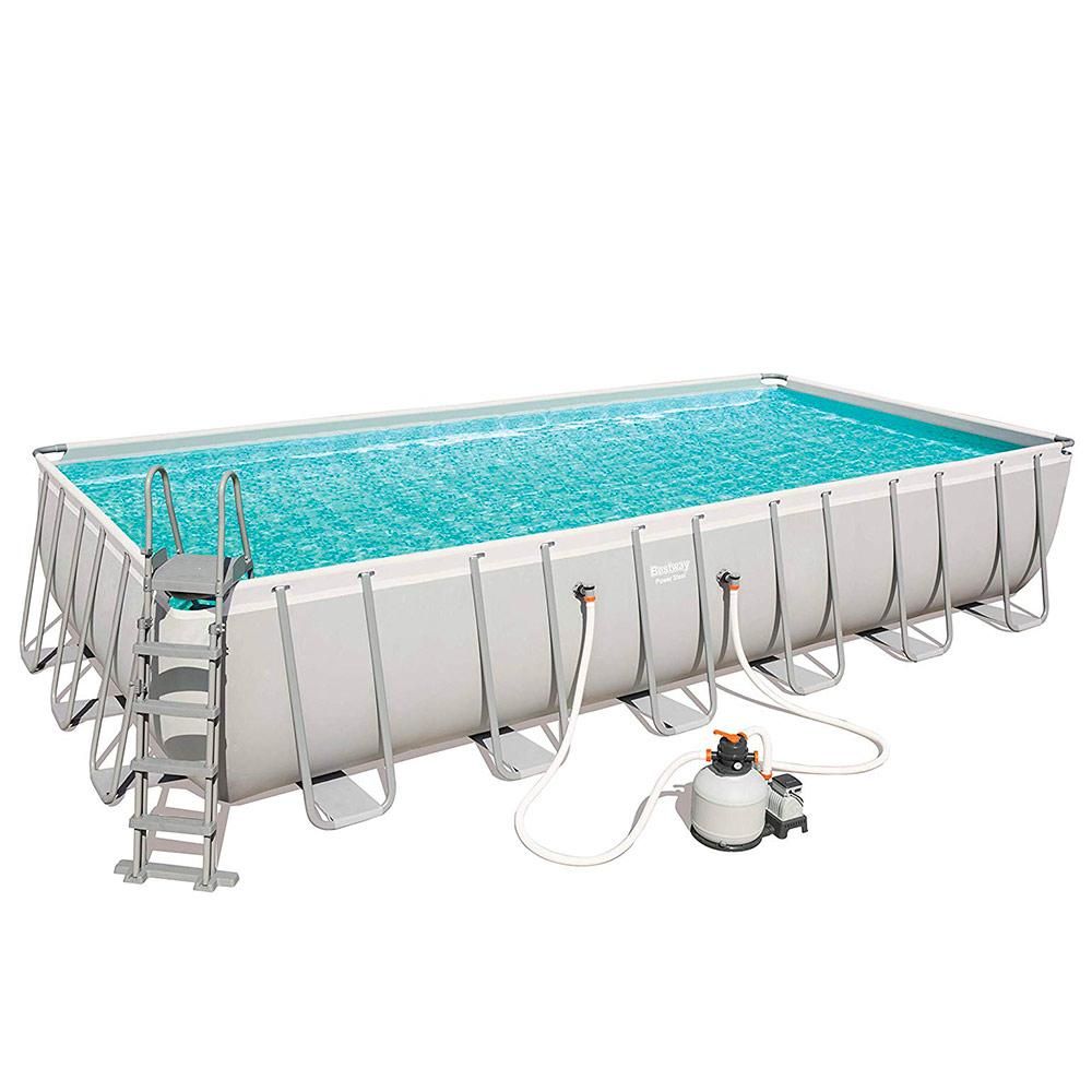 Bestway Power Steel 7.3 X 3.6 X 1.3m Swimming Pool Set 56475