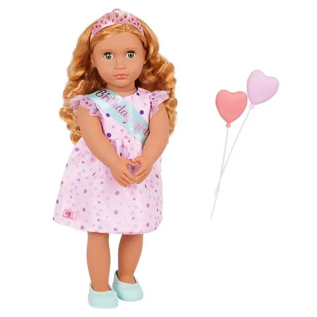 Our Generation Esmi Doll With Frilly Party Dress And ShoesWith Jacket And Skirt (Copy)