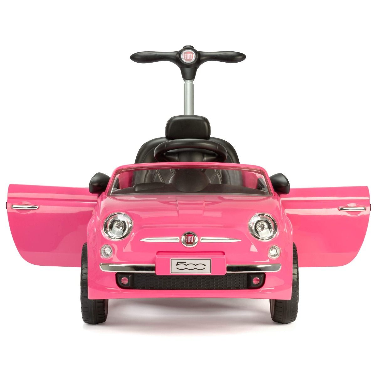 FIAT 500 Pushing Car Pink 3622