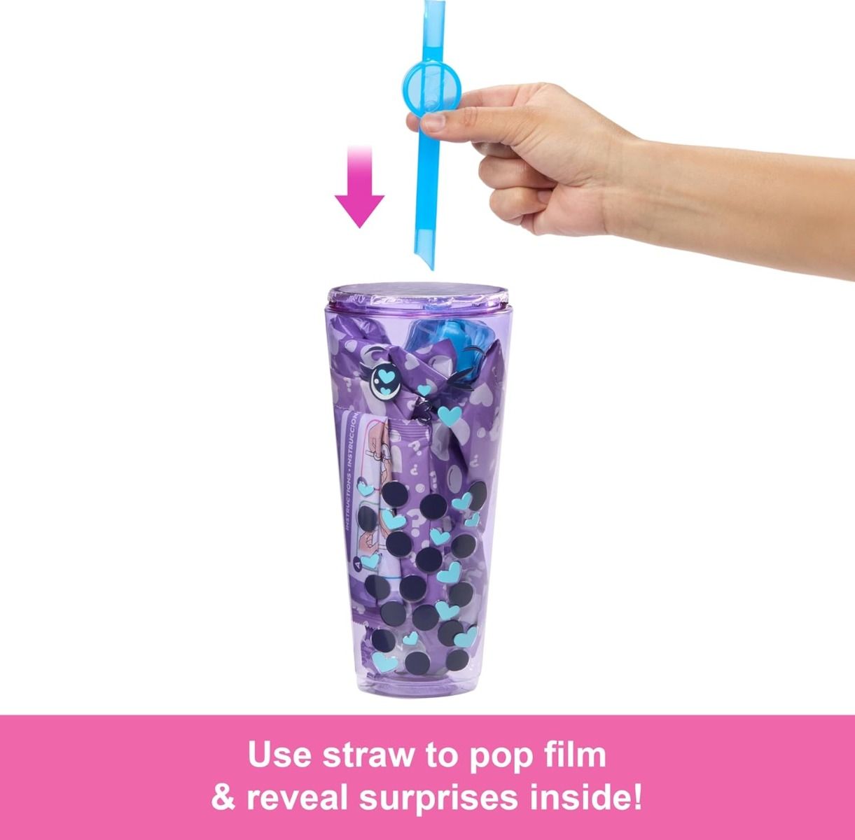 Barbie Pop Reveal Bubble Tea Series - Taro Milk HTJ19