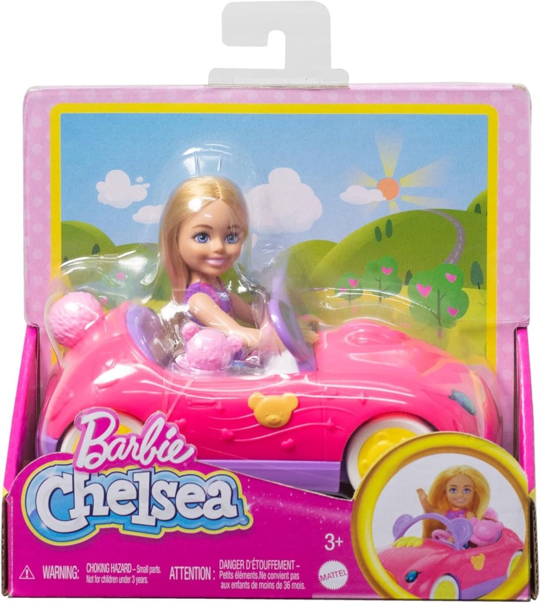 Barbie Chelsea Vehicle Set With Blonde Small Doll HXN05