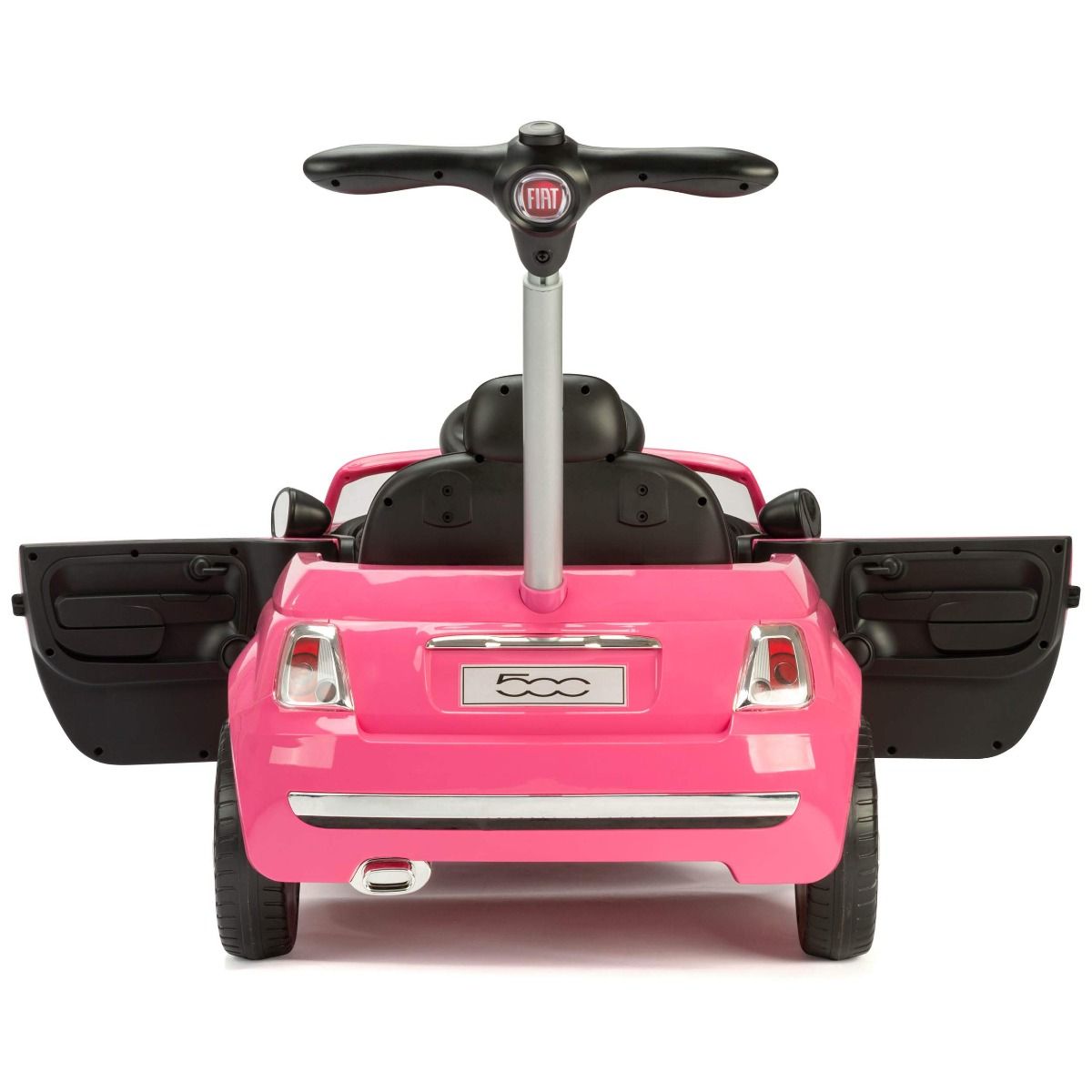 FIAT 500 Pushing Car Pink 3622