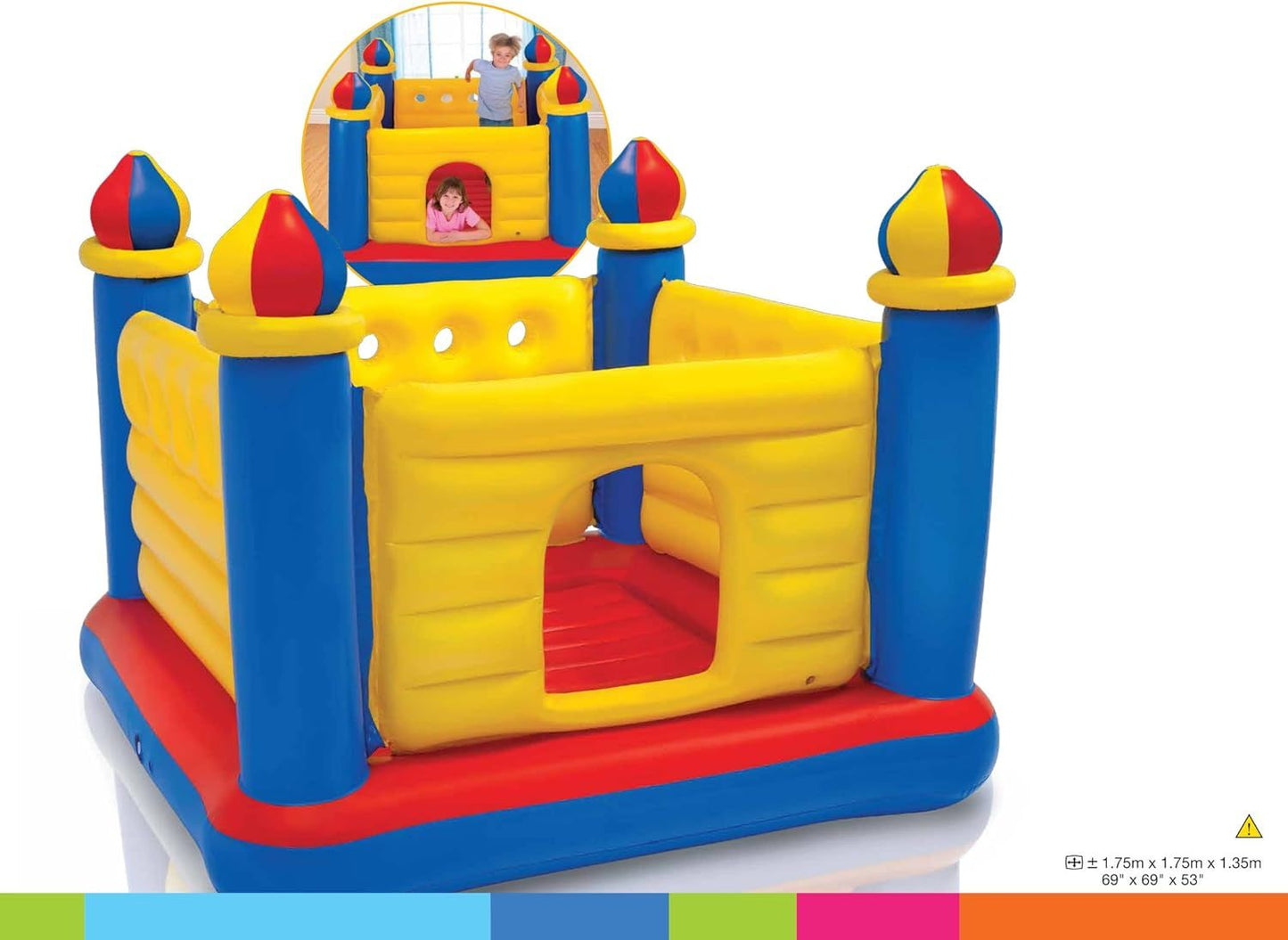 Intex Jump-o-lene Castle Bouncer Age 3-6 48259